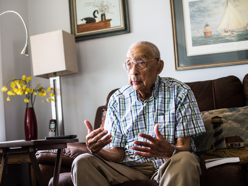 Simeon Booker (Stephen Voss for MSNBC)